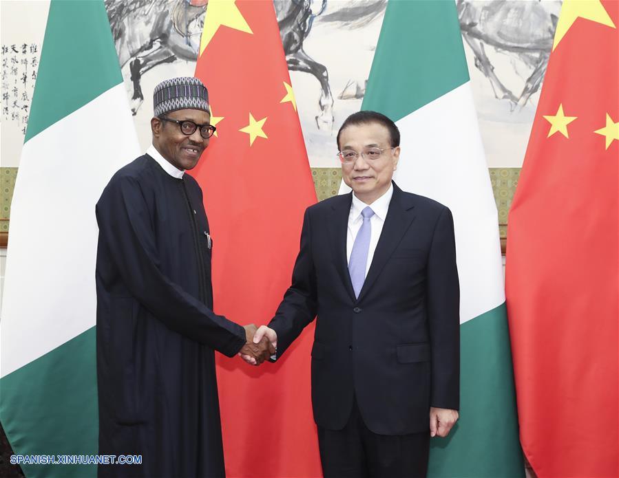 Primer ministro chino se reúne con presidente de Nigeria