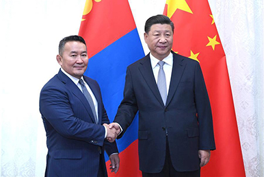 Presidente de China se reúne con su homólogo de Mongolia en Vladivostok