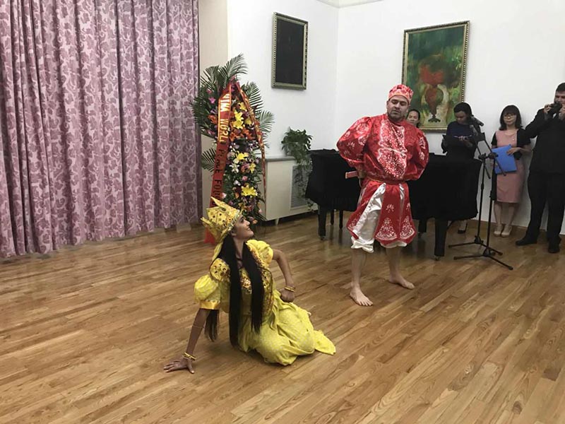La actuación de baile afrocubano. (Foto: Wu Sixuan/Pueblo en Línea)