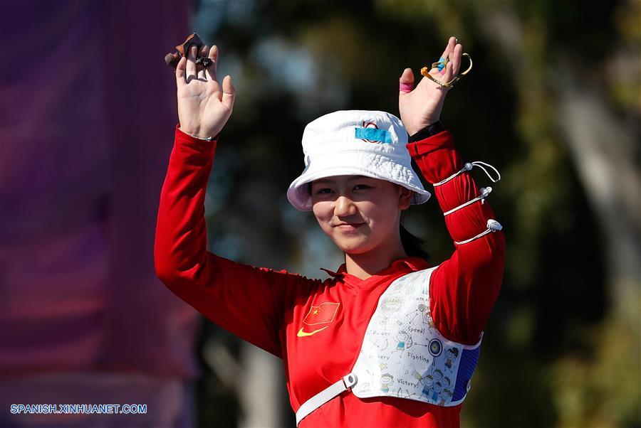 JJOO de la Juventud: Atleta china gana oro en tiro con arco
