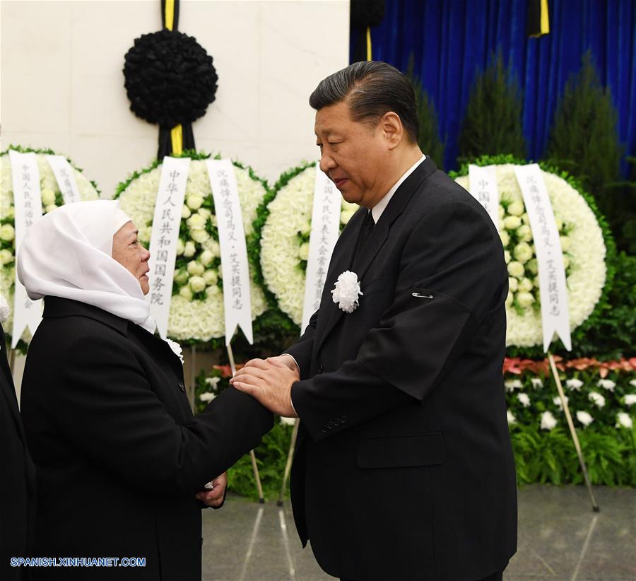 Funeral de ex alto legislador chino se lleva a cabo en Beijing