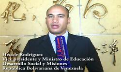 Vicepresidente venezolano visita la escuela modelo Jingshan