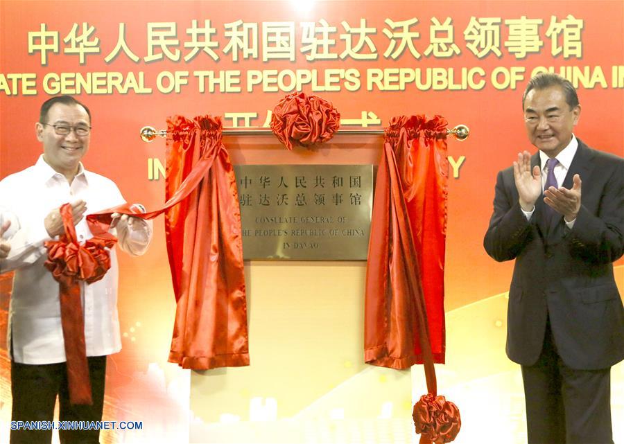 China abre consulado general en Davao, Filipinas