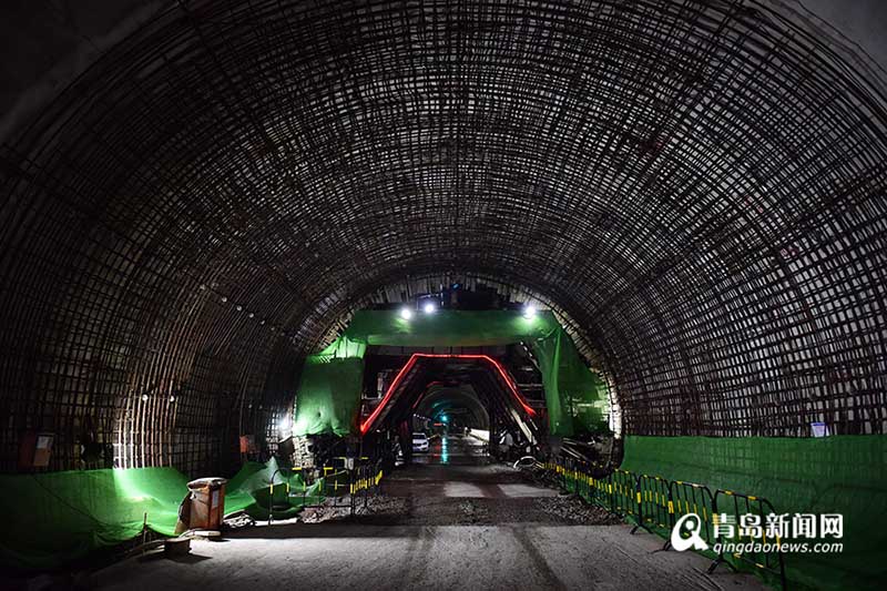Finaliza la construcción del túnel submarino más largo y profundo de China en Qingdao
