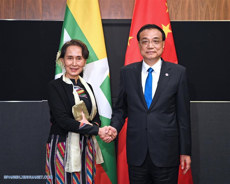 Premier Li se reúne con Aung San Suu Kyi para discutir cooperación