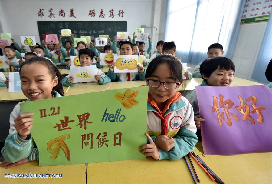Celebraciones del Día Mundial del Saludo en China
