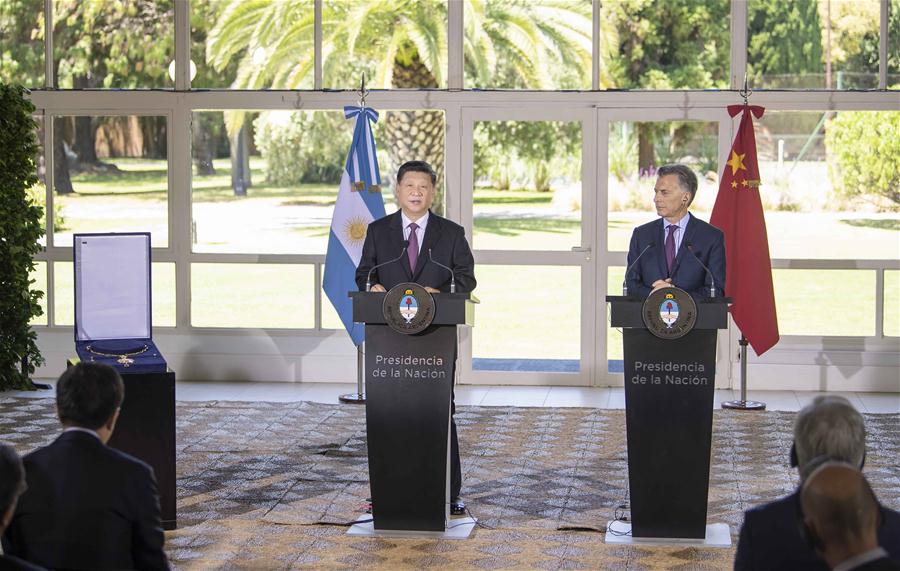 Xi recibe máxima condecoración de Argentina