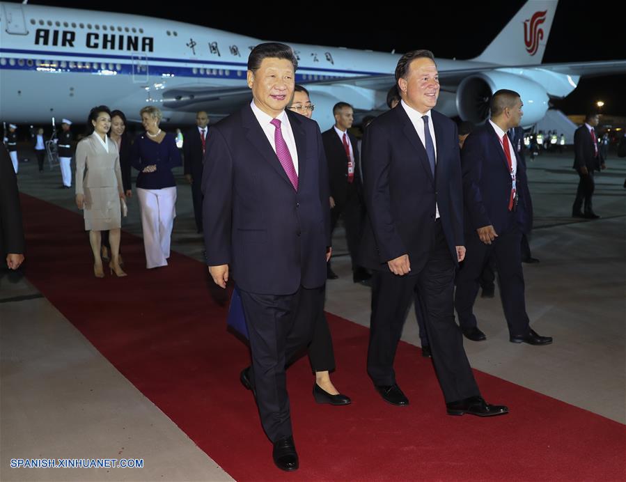 Presidente chino llega a Panamá para visita de Estado