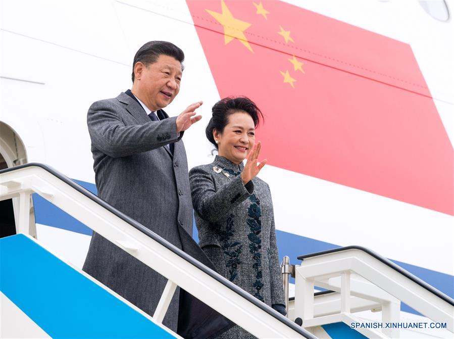Presidente chino llega a Portugal para visita de Estado