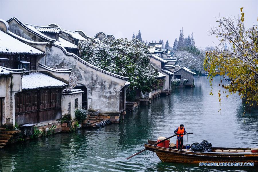 Impresionante paisaje de la nieve en China