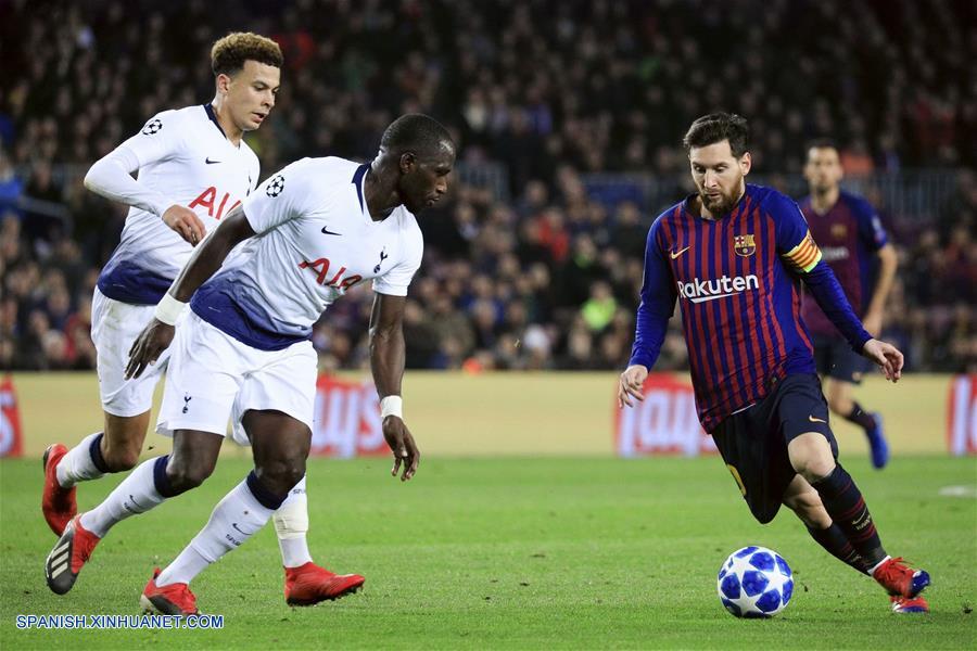 Fútbol: El Barcelona y el Tottenham empatan 1:1 en la última jornada de la fase de grupos en Champions