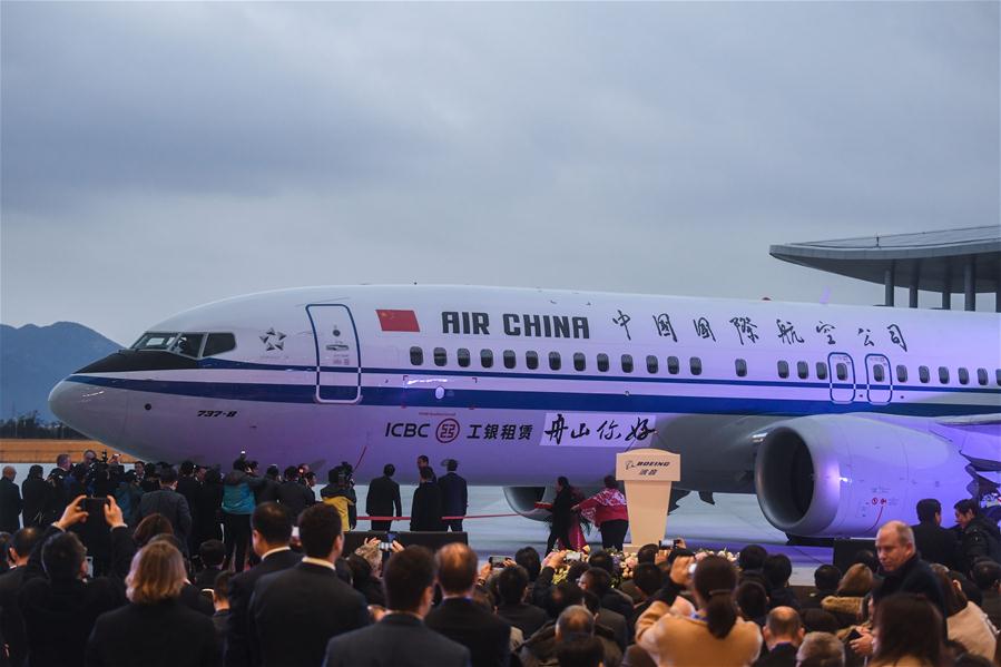La planta Boeing-COMAC de Zhoushan entrega su primera aeronave