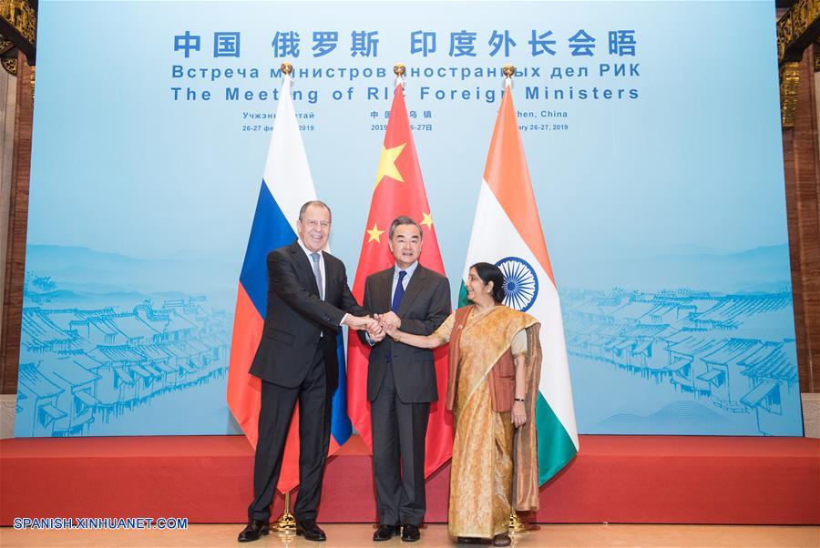 China, Rusia e India fortalecerán cooperación tras reunión de cancilleres