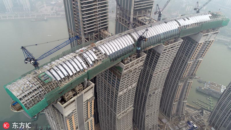 Avanza la construcción de un nuevo complejo de rascacielos en Chongqing