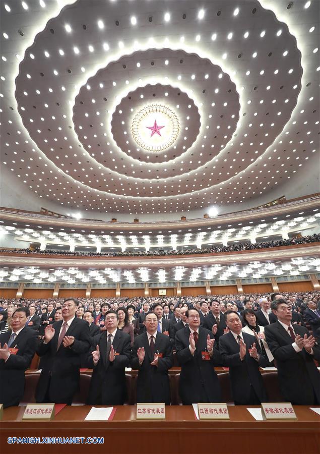 (Dos sesiones)Máximo órgano legislativo chino celebra reunión de clausura de la sesión anual