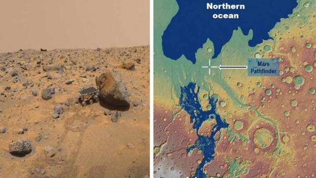 Una vieja nave de la NASA pudo haber encontrado en Marte un antiguo mar