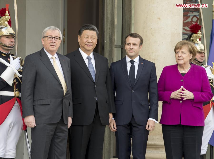 Xi conversa con líderes europeos sobre fomento de lazos y gobernanza global