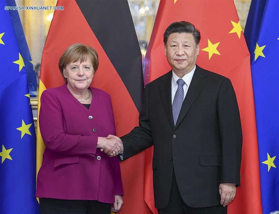 Xi plantea propuesta de tres puntos sobre lazos China-Alemania en reunión con Merkel