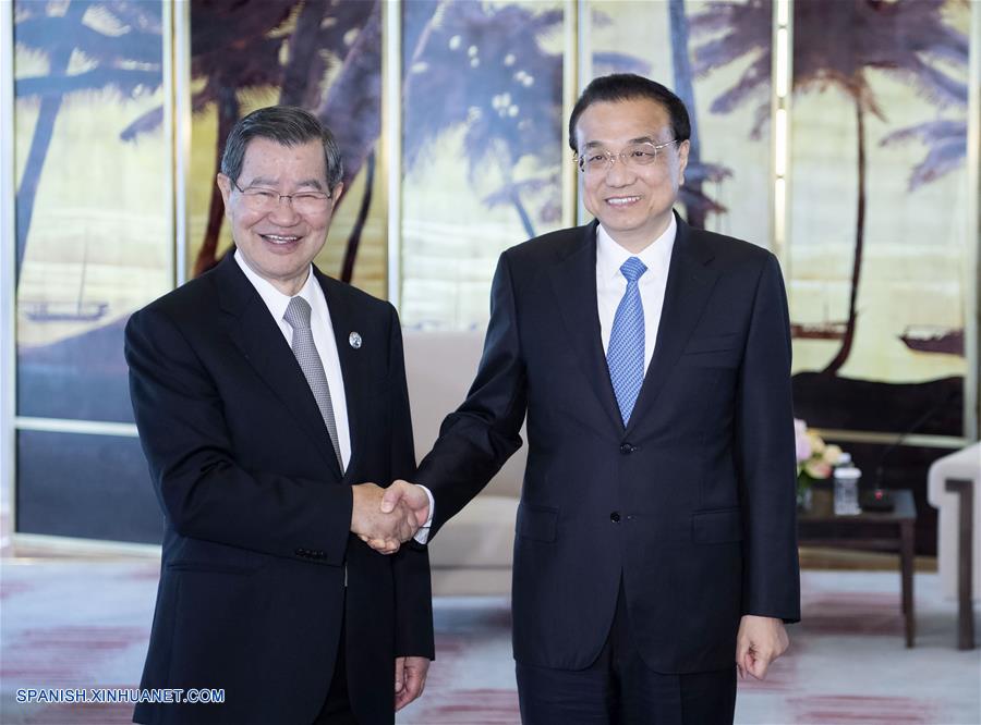 Premier chino se reúne con delegación de Fundación del Mercado Común entre Ambos Lados del Estrecho