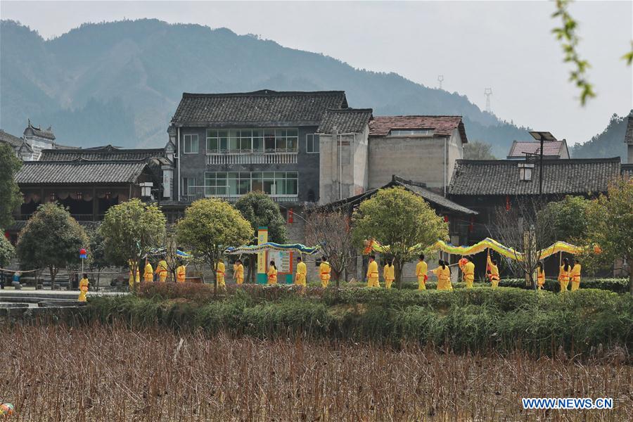 Patrimonio cultural intangible de Guizhou: danza del dragón de Longli