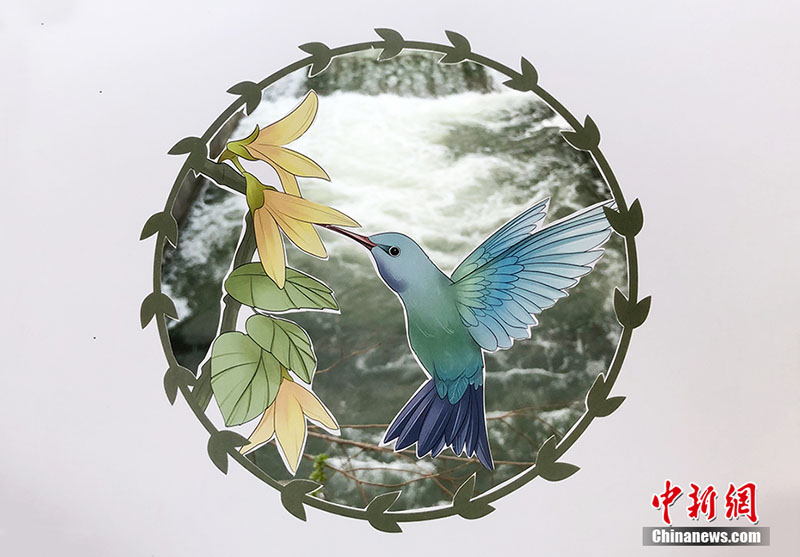 El arte chino del papel recortado ensalza la hermosa primavera