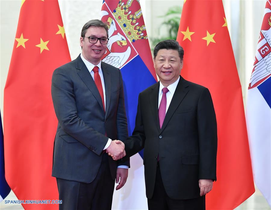 (Franja y Ruta) Xi Jinping se reúne con presidente de Serbia