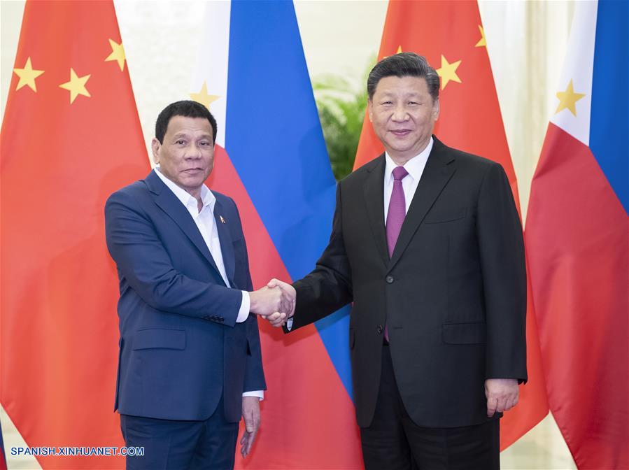 (Franja y Ruta) Xi Jinping se reúne con presidente de Filipinas