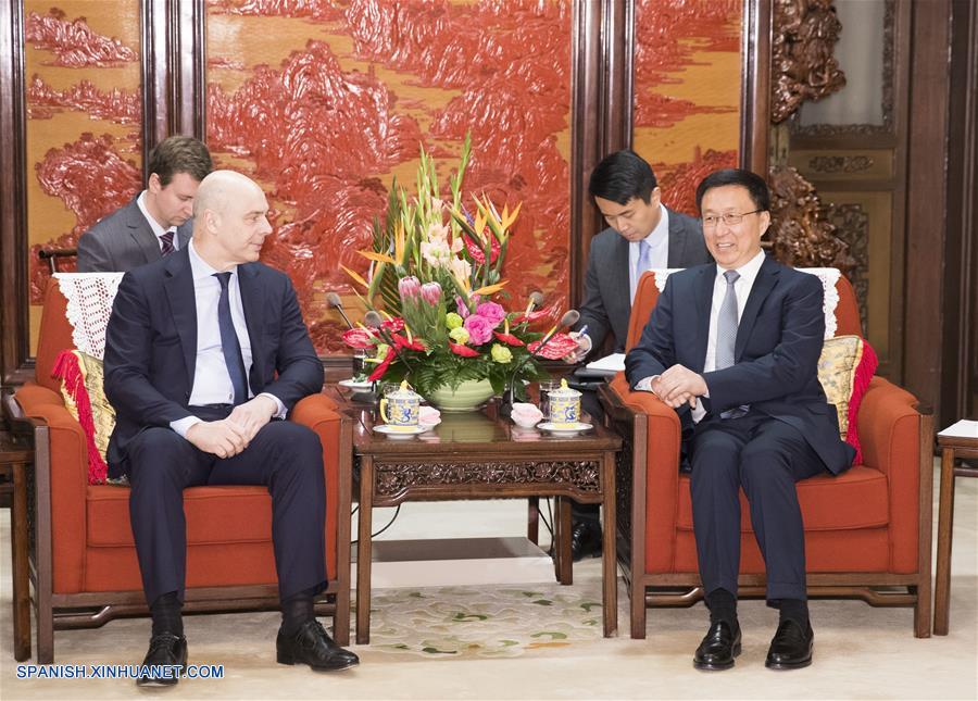 Viceprimer ministro chino se reúne con primer viceprimer ministro ruso