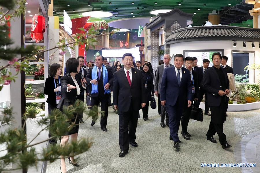 (EXPO 2019) Xi y líderes extranjeros recorren exposición de horticultura