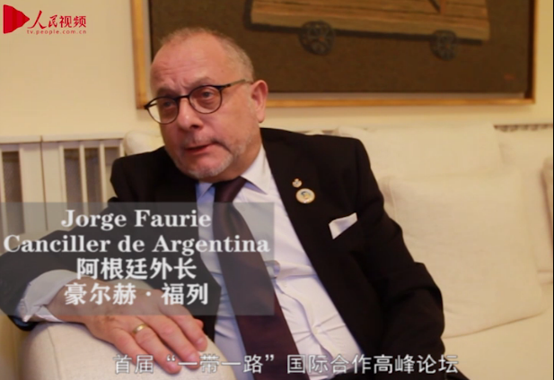 Entrevista con Jorge Faurie, canciller de Argentina
