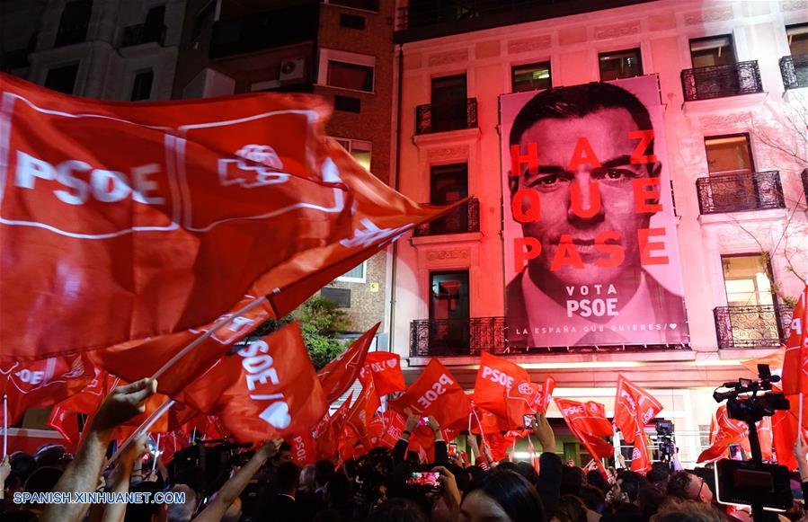 Socialista Sánchez gana elecciones pero deberá pactar para formar Gobierno