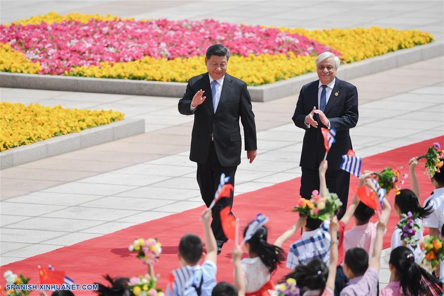 Xi sostiene conversaciones con presidente de Grecia