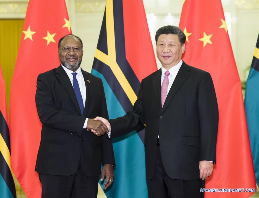 Presidente chino se reúne con primer ministro de Vanuatu