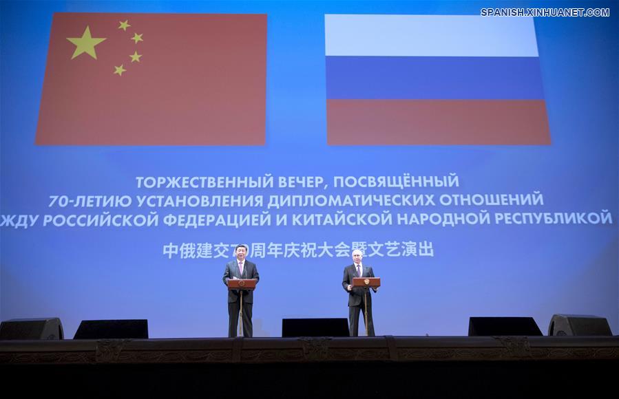 China y Rusia conmemoran su 70º aniversario de relaciones diplomáticas