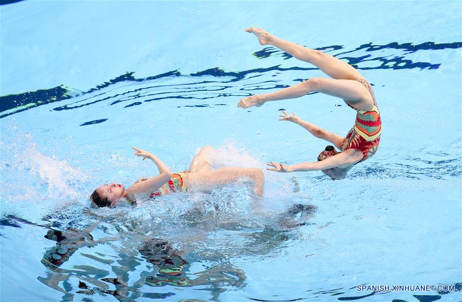 Preliminares libres por equipos de natación artística de Campeonatos Mundiales de Gwangju