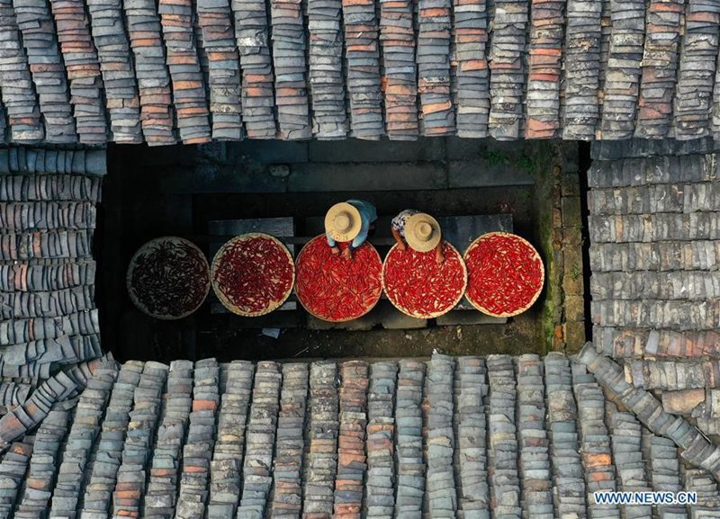 Campesinos chinos celebran la Fiesta de la Cosecha de China