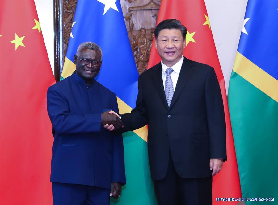 chino se con premier de Islas Salomón, prometiendo cooperación más estrecha