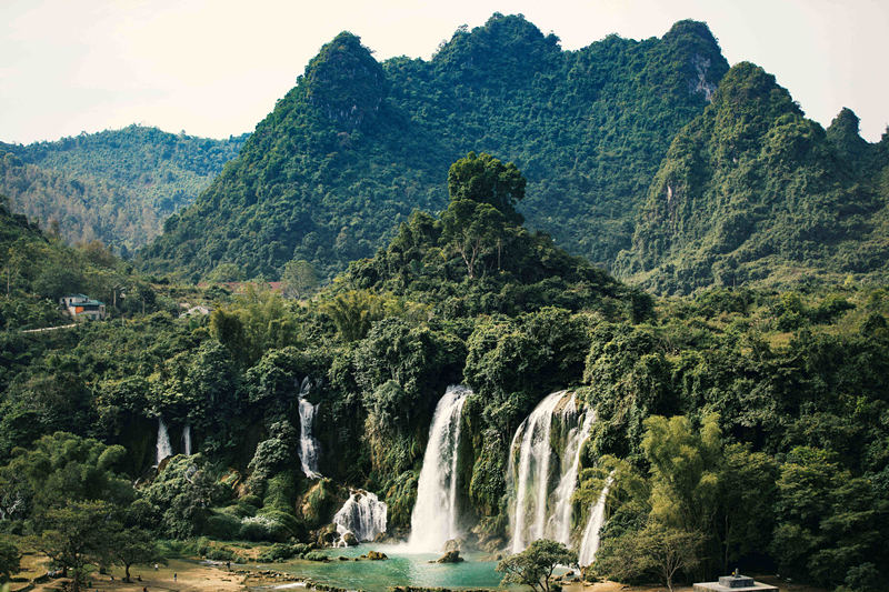 La cascada transnacional sino-vietnamita será un proyecto piloto de cooperación turística bajo la iniciativa "la Franja y la Ruta"