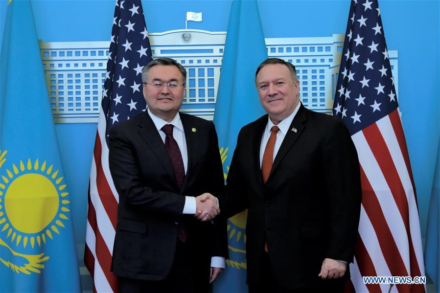 Pompeo describe a Kazajistán como socio confiable de EEUU