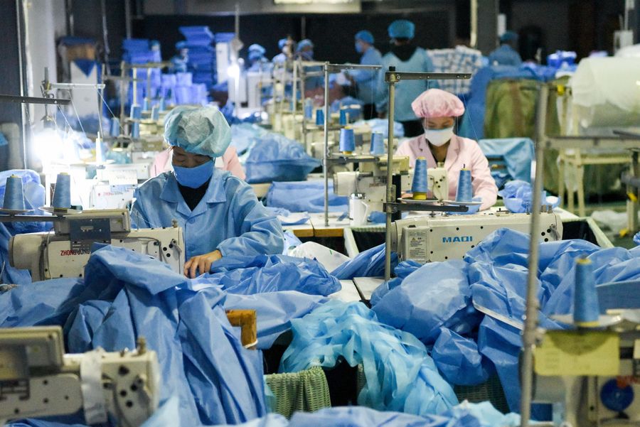 Beijing construye fábrica de mascarillas en 6 días