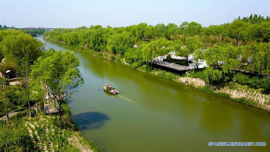 Shandong: Río Xiaoqinghe en Jinan