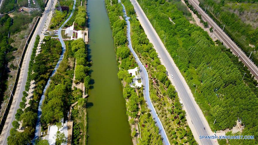 Shandong: Río Xiaoqinghe en Jinan