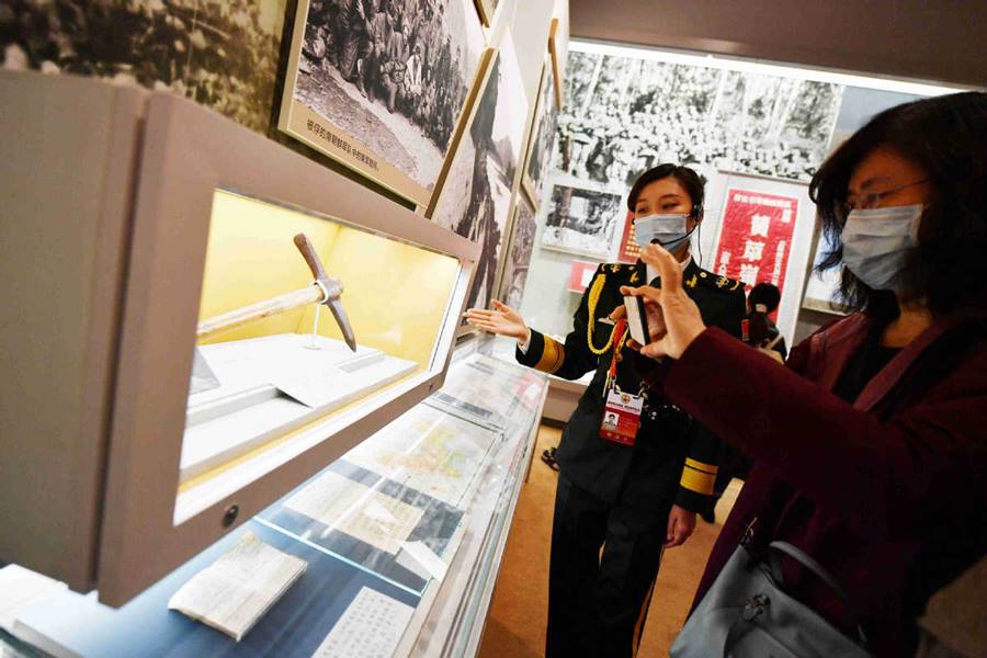 En el Museo Militar de la Revolución Popular China se celebra una exposición conmemorativa en Beijing. (Foto: Yang Qing/ Xinhua)