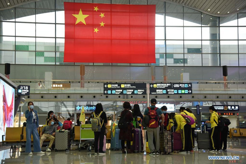 Aeropuerto Internacional de Baiyun en Guangzhou, provincia de Guangdong, 26 de abril del 2021. (Foto: Xinhua/ Tian Jianchuan)