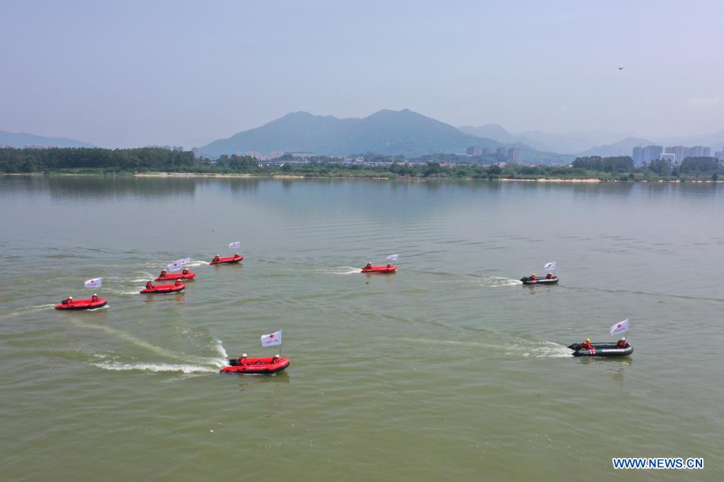 Cruz Roja organiza un simulacro de rescate de emergencia en Fuzhou