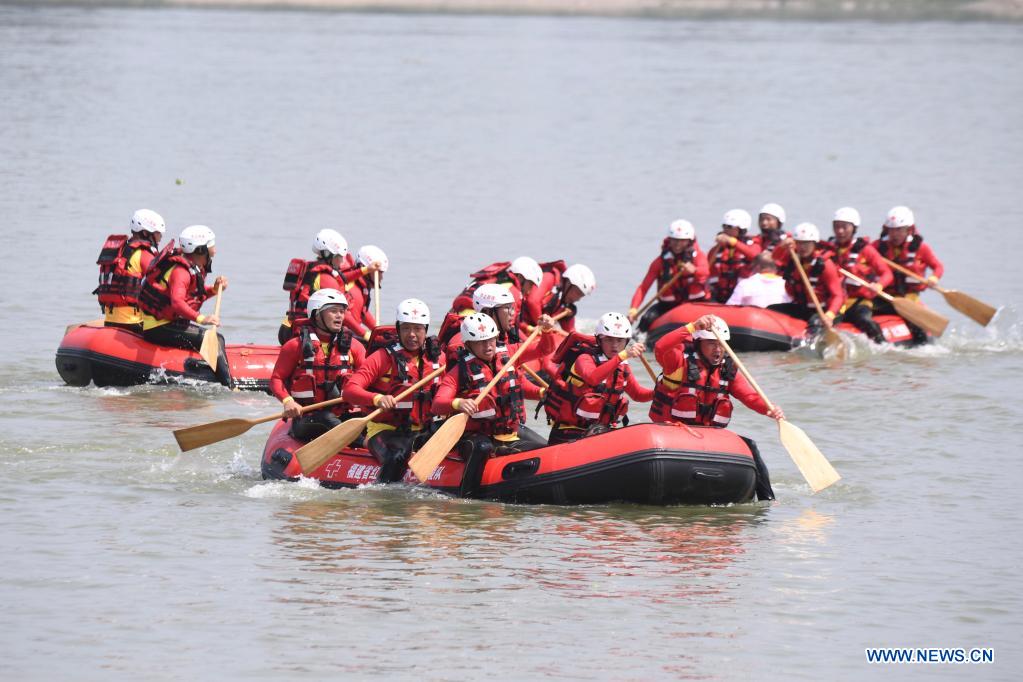 Cruz Roja organiza un simulacro de rescate de emergencia en Fuzhou
