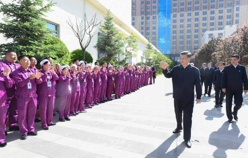 Xi inspecciona Qinghai, en noroeste de China