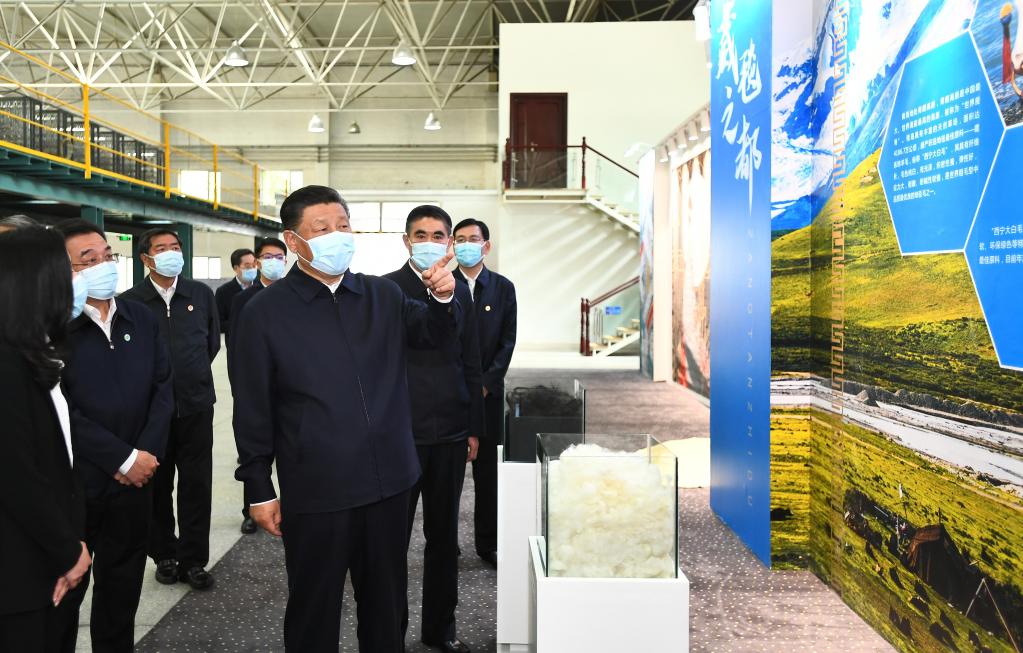 Xi inspecciona Qinghai, en noroeste de China