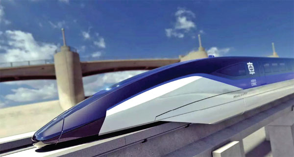 Comienza la construcción de la línea de prueba para el tren maglev de 1.000 km/h 