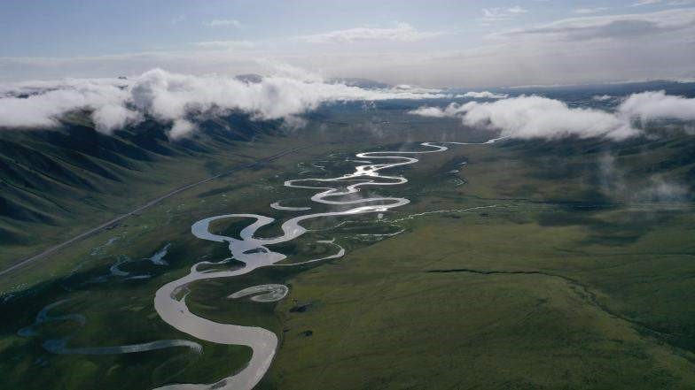 Río Kaidu, Región Autónoma de Xinjiang, 5 de julio del 2020. (Foto: Que Hure/ Pueblo en Línea)